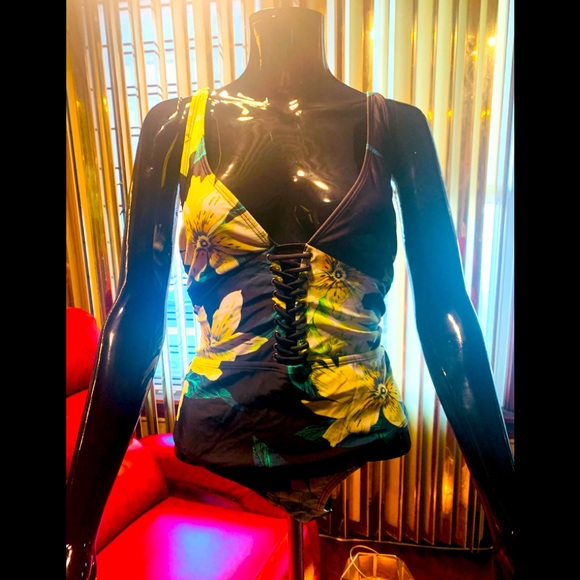 TINIBIKINI LOW CUT ONE PIECE SWIMSUIT - Picture 1 of 8